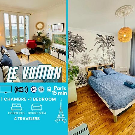 Ferienwohnung Le Vuitton Asnieres - 2 Pieces A 15 Min De Paris Exterior foto