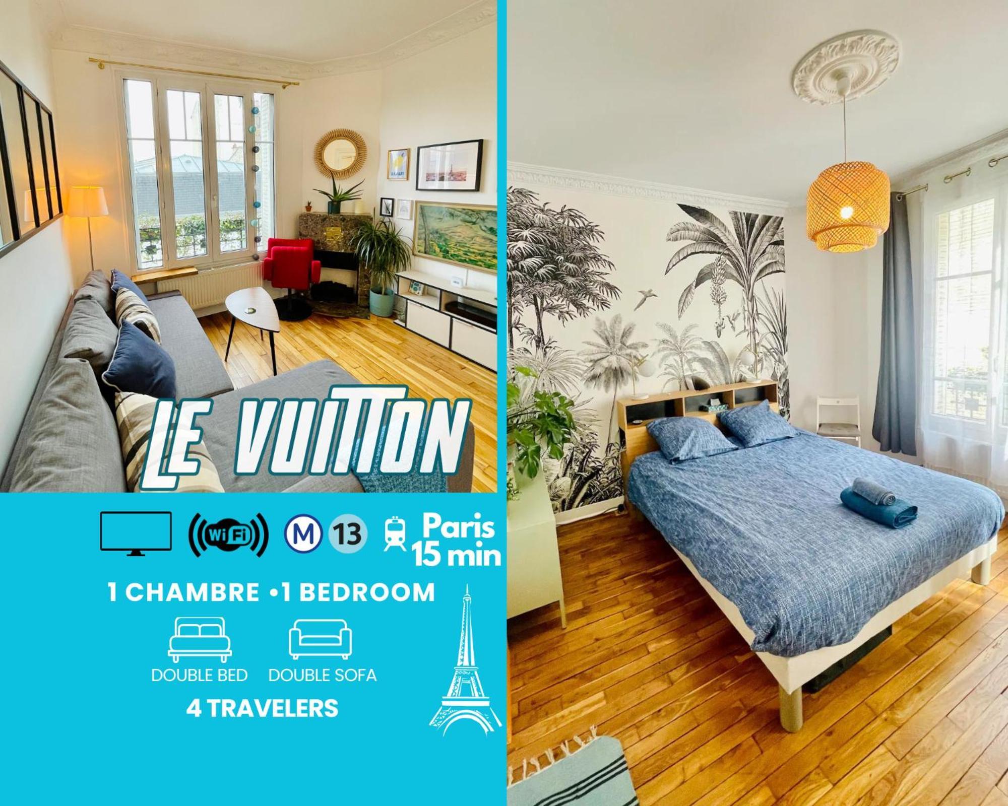 Ferienwohnung Le Vuitton Asnieres - 2 Pieces A 15 Min De Paris Exterior foto
